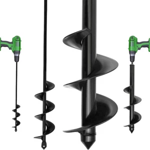 Garten Schnecken Spiralbohrer Erdlochbohrer Erdbohrer für bohrmaschine Pflanzen - Bild 1 von 19