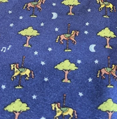 👔❤️ Corbata traje festival de música de Ravinia envío gratuito 👔❤️ caballo carrosel Foto 1 de 4