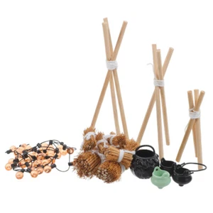 Outdoor Lagerfeuer Dekoration Kamin Spielzeug Puppenhaus Mini Möbel - Bild 1 von 12