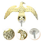 Golden Eagle Topper for Outdoor Flagpole - Weatherproof Aluminum Alloy Finial