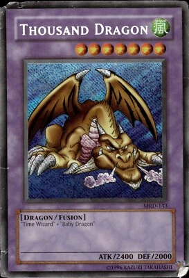 Thousand Dragon - REVERSE Secret Rare MRD-143 - DMG. - YuGiOh - Image 1 of 2