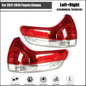 Conjunto de luces traseras para el par Toyota Sienna 2011-2014 conjunto derecho + izquierdo trasero - Imagen 1 de 13