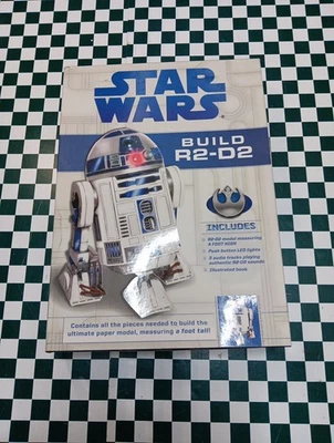 STAR WARS BUILD R2-D2 MODEL KIT W/LED LIGHT/AUDIO CHIP  - Image 1 of 4