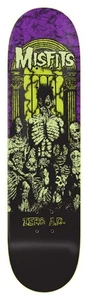 ZERO x The MISFITS Zero A.D. Glow In The Dark 8.5 Skateboard Deck - Bild 1 von 1
