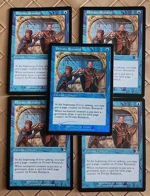 Foil + 4 Regular Private Research Urza's Destiny NM Near Mint MTG  - Image 1 of 4