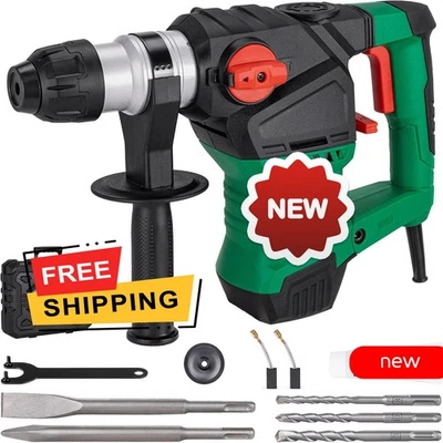 Taladro percutor rotativo SDS-Plus de 1-1/4", 12.5 A, 3 funciones, con cable, co Foto 1 de 4