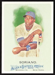 2010 Topps Allen & Ginter Alfonso Soriano #249 Chicago Cubs - Picture 1 of 2