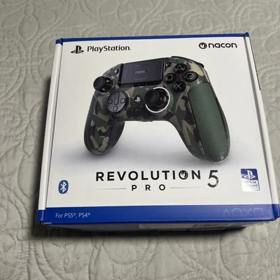 Nacon Revolution 5 Pro PlayStation Wireless Gaming Controller - Green CAMO - Image 1 of 4