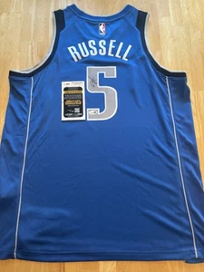 D’Angelo Russell Signed Autographed Dallas Mavericks Jersey JSA COA Certified - Picture 1 of 3