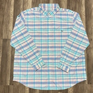 Vineyard Vines Shirt Mens 3XLT Tall On The Go Performance Button Up OTG Stretch - Picture 1 of 8