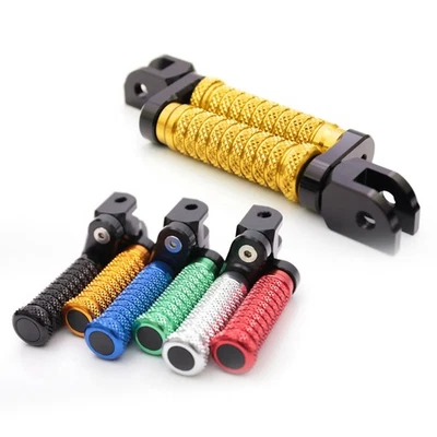 Clavijas de pie delanteras doradas M-Grip de 25 mm para Kawasaki ER-6N 05 06 07 08 Foto 1 de 4