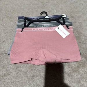 Lucky Brand 5 Pack Seamless Ribbed Boyshorts Underwear. Sz M. NWT! - Picture 1 of 13