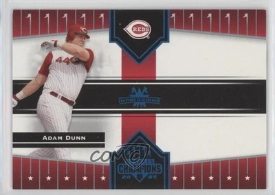 2005 Donruss Champions Blue Impressions /100 Adam Dunn #175 - Image 1 of 2