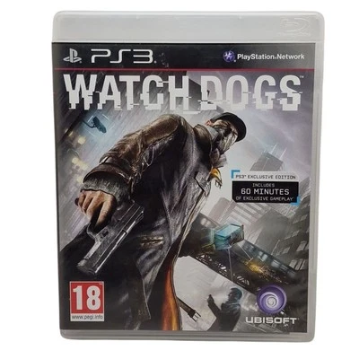 Watch Dogs (Sony PlayStation 3, 2014) Region 2 PAL Pegi 18 UBISOFT BLES 01933 - Image 1 of 4
