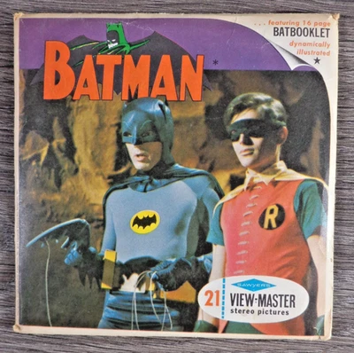 Batman Vintage 1966 View-Master 3 Reel Set with Booklet Complete - Image 1 of 4