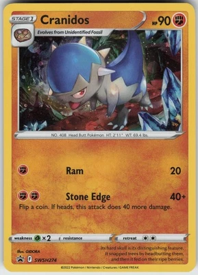 Holo Foil Cranidos SWSH274 Promo SWSH: Sword & Shield Promo Cards - Image 1 of 2