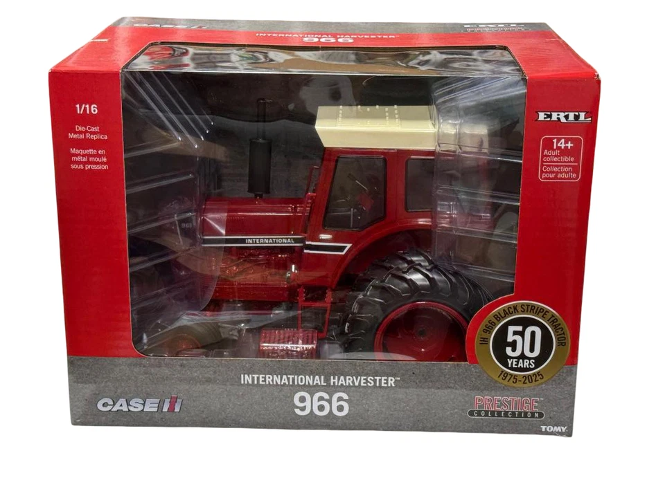 ERTL Prestige International Harvester IH 966 Black Stripe 50 Years 1/16 ZFN44417 - Image 1 of 1