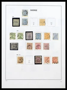 SWEDEN 1855-1978 Used Better Issues in DAVO Album Stamp Collection - Picture 1 of 12