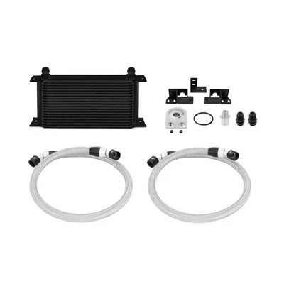 Комплект масляного охладителя Mishimoto MMOC-WRA-07BK подходит для Jeep Wrangler JK 2007-2011 годов выпуска - Изображение 1 из 4