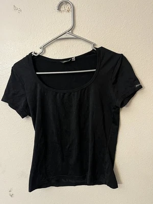 Guess футболка женщин средний вышитый с надписью черная футболка - Изображение 1 из 4