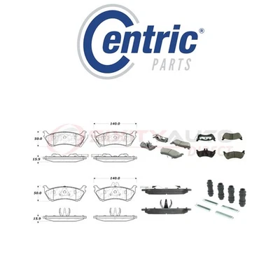 Centric Posi Quiet Disc Brake Pads w Shims for 1998-1999 Mercedes-Benz ML430 gq Foto 1 de 4