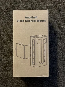 Anti-Theft Video Doorbell Door Mount No-Drill With Adjustable Mounting Bracket - Picture 1 of 2