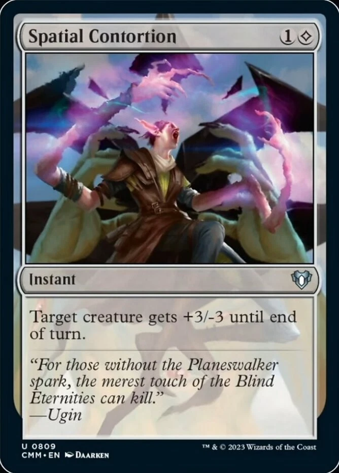 Spatial Contortion Light Play, English Magic the Gathering MTG Commander Masters - Image 1 of 1