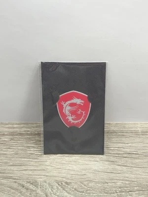 New MSI True Gaming Red Dragon Shield Logo Sticker Case Decal Badge  - Image 1 of 2