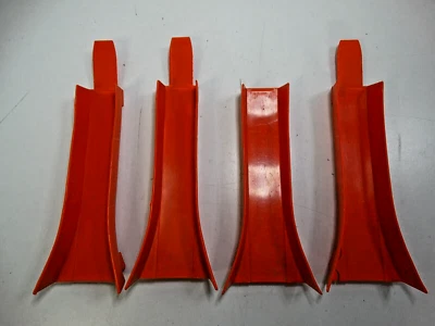 Hot Wheels Redline Era Race Track Jump Ramp 6201-0750 USA Set of 4 - Image 1 of 4