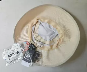 NEU mit Etikett Damen Unisex beige Mütze verstellbar t mit Zubehör-dv1087 - Bild 1 von 10