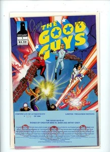 1993 Defiant Comics," The Good Guys " #1 signed by Barr & Grey, COA # 379/1K,NM. - Picture 1 of 2