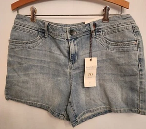 Neu mit Etikett Simply Vera Wang Damenshorts Denim Größe 10 - Bild 1 von 8