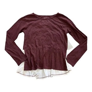 Z by Zella Purple Opera Athletic Peplum Top Girls M - Picture 1 of 5