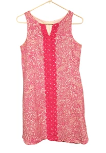 Lilly Pulitzer Target See Ya Later Dress Bright Pink Lined Girls Size XL 14-16 - Picture 1 of 7