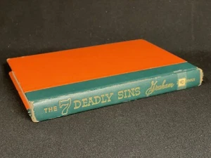 1955 The 7 DEADLY SINS by Billy Graham HC Lutheran Church Ex-Libris - Picture 1 of 14