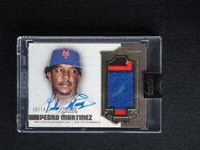 2019 Topps Dynasty Pedro Martinez AUTO Autograph Jersey Patch Relic #10/10