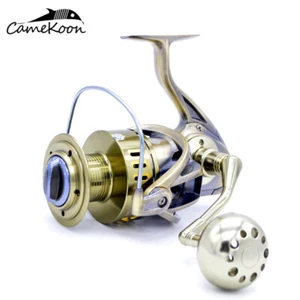 CAMEKOON Off-shore Surf Spinning Fishing Reel Powerful Carbon Drag Aluminum Body - Picture 1 of 12
