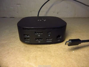 Station d'accueil universelle HP L61608-001 USB-C G2 USB-C 3.0 DP - HORS BLOC D'ALIMENTATION - Photo 1/6