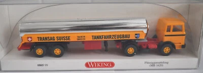 Camión y remolque suizo de GLP Wiking 0805 99 MB 1620 - "TRANSAG SUISSE" - NUEVO con CAJA Foto 1 de 3