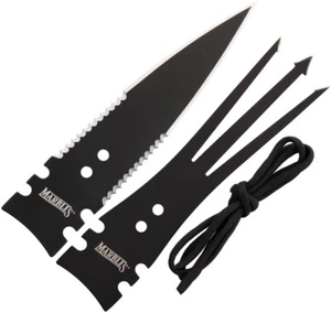 Marbles Knives Gig & Spear Heads Black Stainless 6.625" 408 - Picture 1 of 1