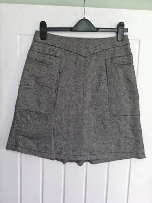 Stile Benetton Grey Textured Skirt Size IT 44 UK 12 - Image 1 of 4