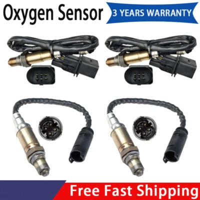 4pcs Oxygen Sensor Up+Downstream For BMW 2004-2005 645CI 2002-2005 745LI 4.4L V8 - Image 1 of 4