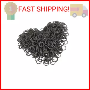 1200 Pack Mini Rubber Bands, Soft Elastic Bands Small Tiny Hair Ties for Toddler - Picture 1 of 2