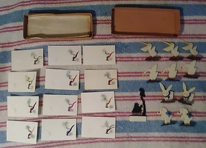 Vintage Place Setting Cards & Figures Birds - Picture 1 of 5