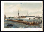 Antique Print-LORIENT-SHIPS-PORT-BRITTANY-VIEW-FRANCE-Sinnett-1850