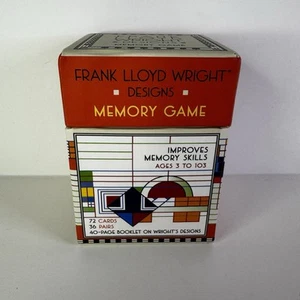 Frank Lloyd Wright Memory Skills Game Architecture Designs - Picture 1 of 6