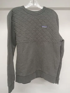 Patagonia Herren Bio-Baumwolle gesteppt Rundhalsausschnitt Sweatshirt grau Small - Bild 1 von 5