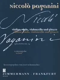 Quartet No.14 Niccolò Paganini Set Violin, Viola, Cello and Guitar Musikverlag Z - Image 1 of 4