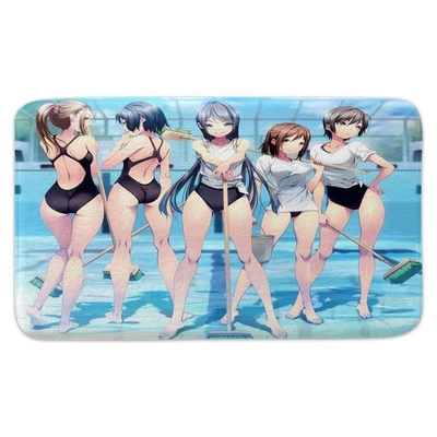  Badeanzug-Mädchen Anime Girl Badteppich Badvorleger Badmatte Spielmatten - Bild 1 von 4