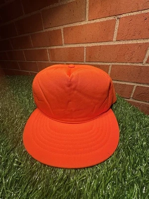 VTG All Foam Top Of The World Blaze Orange SnapBack Hunting Hat - Image 1 of 4
